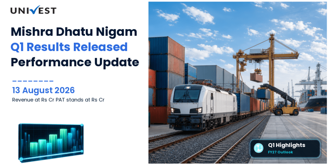 Mishra Dhatu Nigam Q1 FY27 Results: Revenue Rs 239 Cr, PAT Rs 16 Cr and Key Highlights
