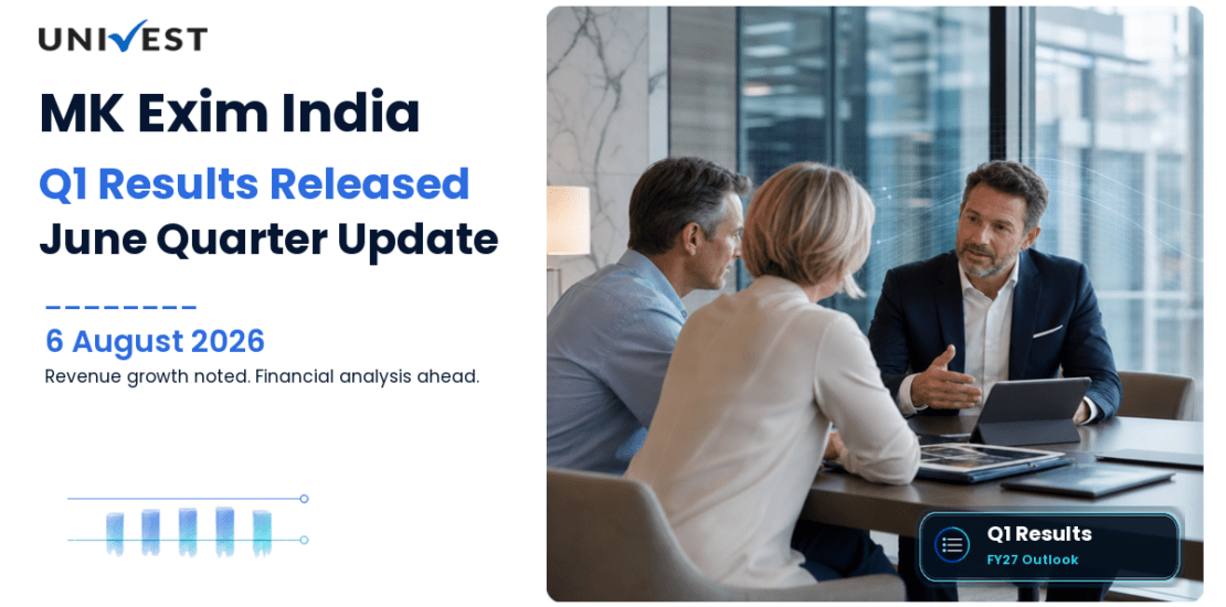 MK Exim India Q1 Results FY27: PAT at Rs 6 Cr for June 2026 Quarter