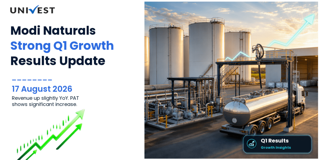 Modi Naturals Q1 FY27 Results: Revenue Rs 156 Cr, PAT Rs 13 Cr