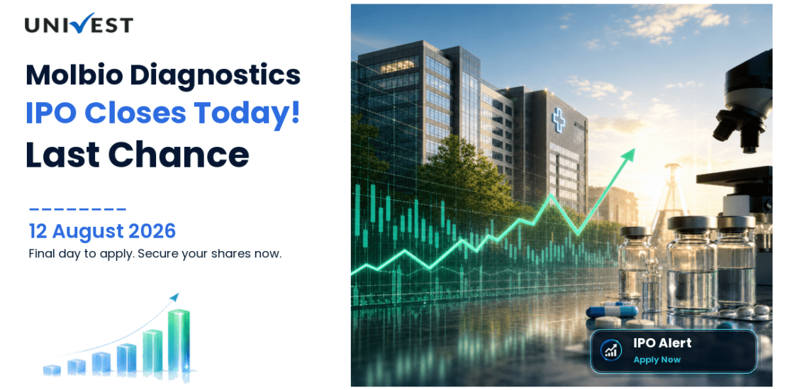 Molbio Diagnostics Initial Public Offering Closes Today 12 August 2026: Last Day to Apply for Mainboard Medical Diagnostics IPO