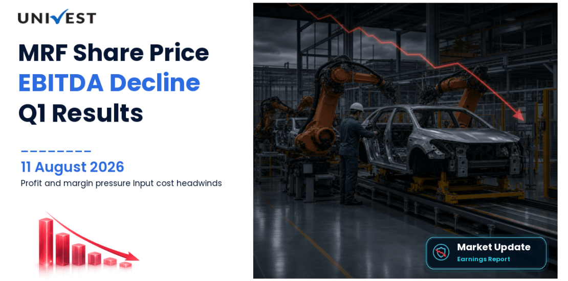 MRF Share Price Falls 2 Percent on 11 August 2026 After Q1 FY27 Results Show EBITDA Decline and Margin Contraction