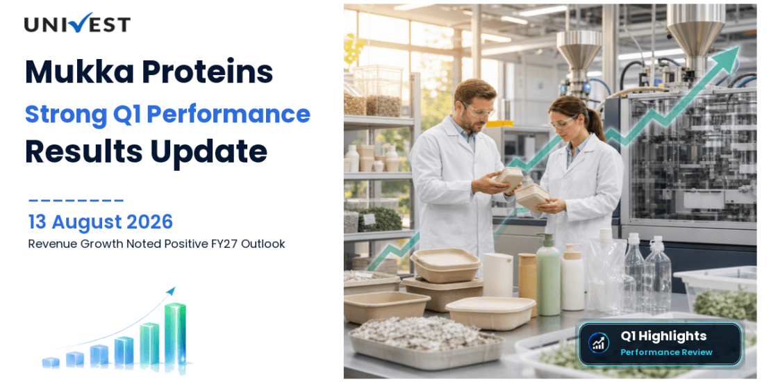 Mukka Proteins Q1 FY27 Results: Revenue Rs 489 Cr, PAT Rs 19 Cr and Key Highlights