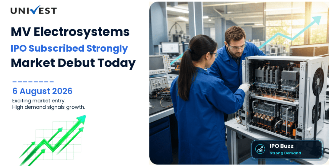 MV Electrosystems Listing Today on 6 August 2026: IPO Subscribed 188.85 Times With NII at 374 Times