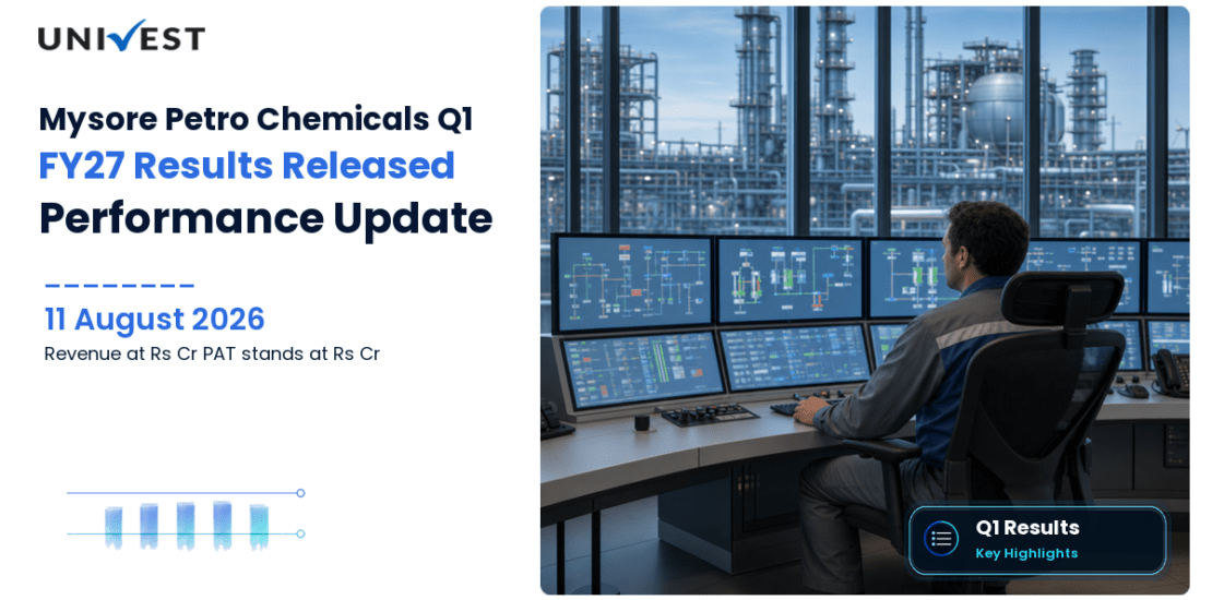 Mysore Petro Chemicals Q1 FY27 Results: Revenue Rs 11 Cr, PAT Rs 0.77 Cr and Key Highlights