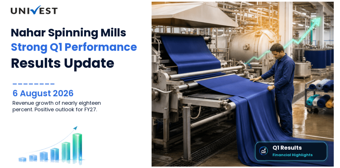 Nahar Spinning Mills Q1 Results FY27: PAT at Rs 69 Cr for June 2026 Quarter