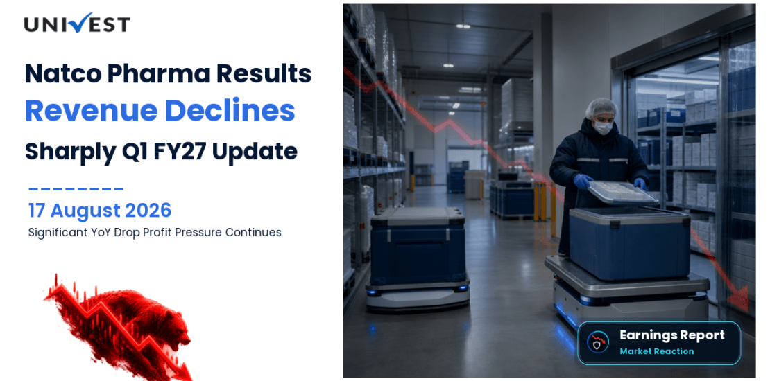 Natco Pharma Q1 FY27 Results: Revenue Rs 735 Cr, PAT Rs 122 Cr