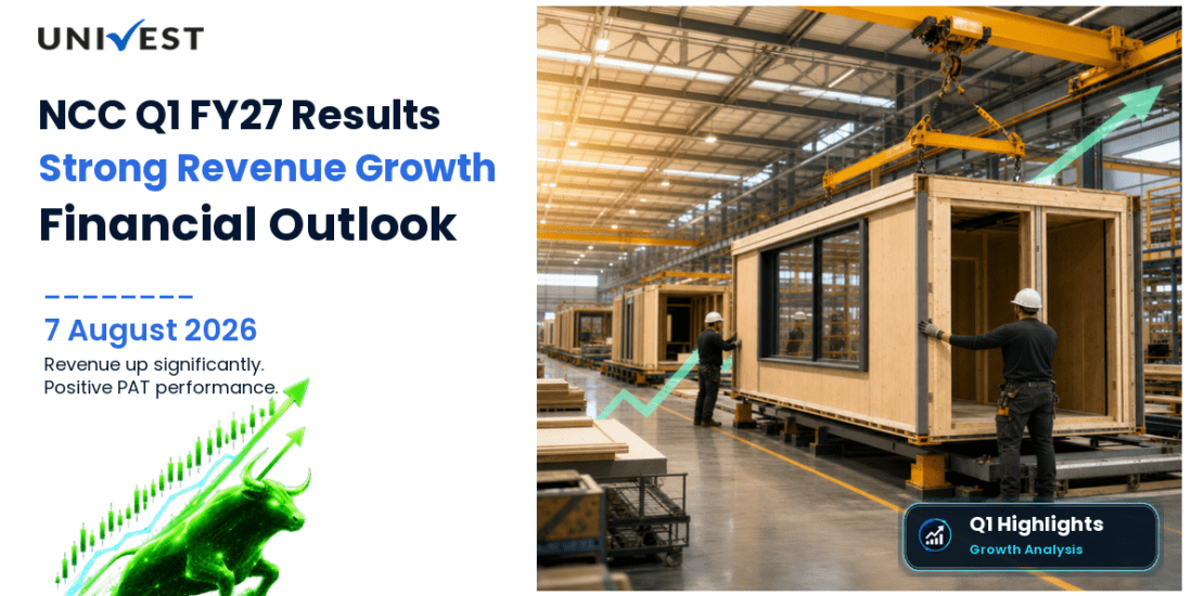 NCC Q1 FY27 Results: Revenue Rs 5,811 Cr, PAT Rs 225 Cr and Key Highlights