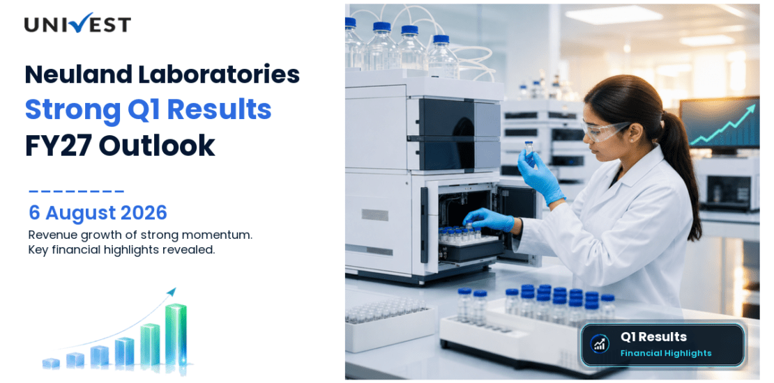 Neuland Laboratories Q1 Results FY27: PAT at Rs 147 Cr for June 2026 Quarter