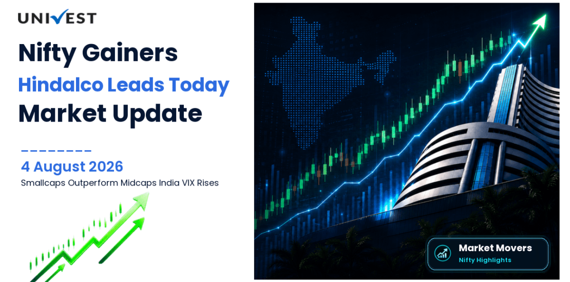 Nifty 50 Gainers Today: Hindalco Leads While Smallcaps Outperform Midcaps and India VIX Rises