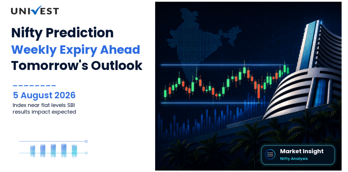 Nifty 50 Prediction for Tomorrow, Thursday 6 August 2026: Index Near 24,590 as Weekly Expiry and SBI Q1 Results Define Thursday's Direction