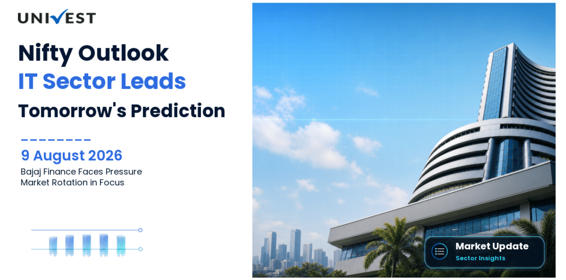 Nifty 50 Prediction for Tomorrow, 10 August 2026: IT Sector's Friday Leadership Sets the Tone as Bajaj Finance Crash and PSU-Private Rotation Create Twin Overhangs