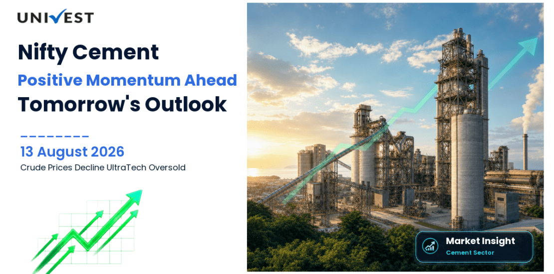 Nifty Cement Prediction for Tomorrow, 14 August 2026: Crude -1.88% to Rs 7,779 Delivers Pet Coke Cost Windfall — UltraTech Oversold From Tuesday's -2.14%