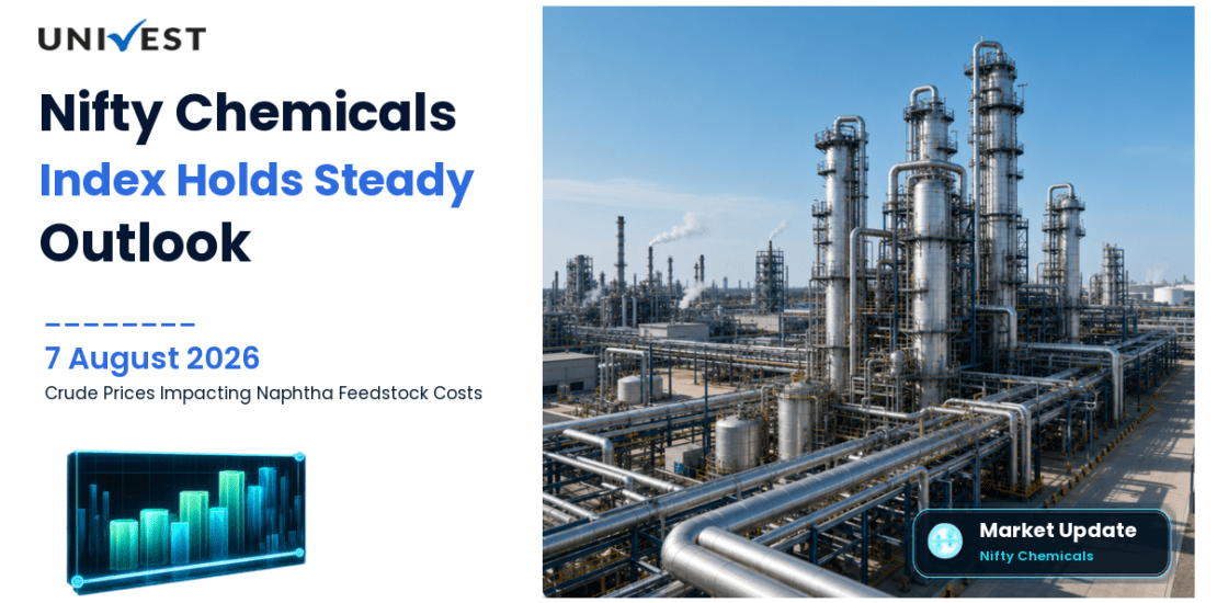 Nifty Chemicals Prediction for Monday, 10 August 2026: Index Holds as Crude Below Rs 7,500 Maintains Naphtha Feedstock Cost Improvement