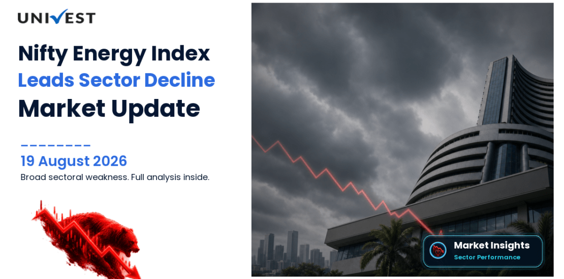 Nifty Energy Falls 0.96% Today, Leads Broad Sectoral Decline on 19 August 2026
