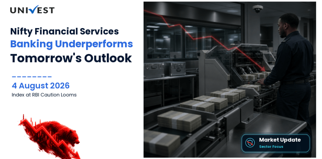 Nifty Financial Services 25/50 Prediction for Tomorrow, Wednesday 5 August 2026: Index at 21,910 Declines as Banking Underperforms Pre-RBI Caution