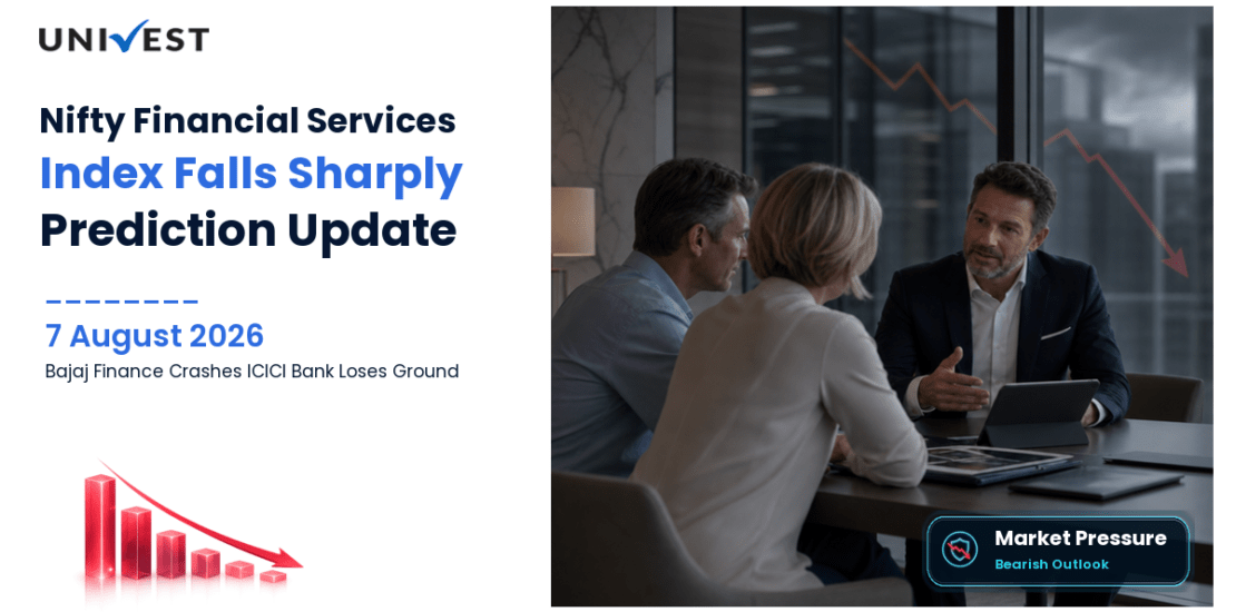 Nifty Financial Services Prediction for Monday, 10 August 2026: Index Falls Sharply as Bajaj Finance Crashes 5.84 Percent and ICICI Bank Loses 2.50 Percent