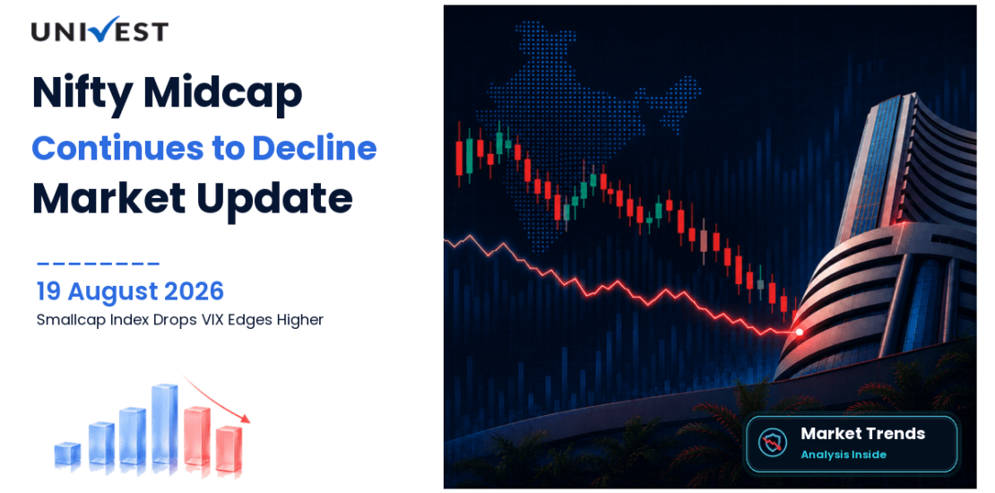 Nifty Midcap 100 Falls 0.20%, Nifty Smallcap 100 Drops 0.41% on 19 August 2026