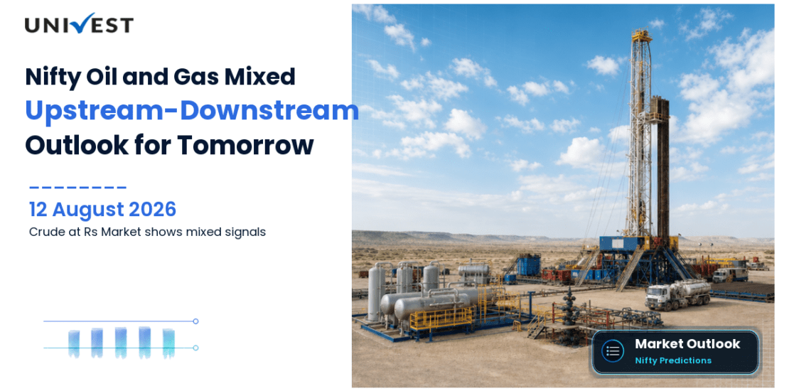 Nifty Oil and Gas Prediction for Tomorrow, 13 August 2026: Crude at Rs 7,910 Below Rs 8,000 Creates Mixed Upstream-Downstream Outlook for Thursday
