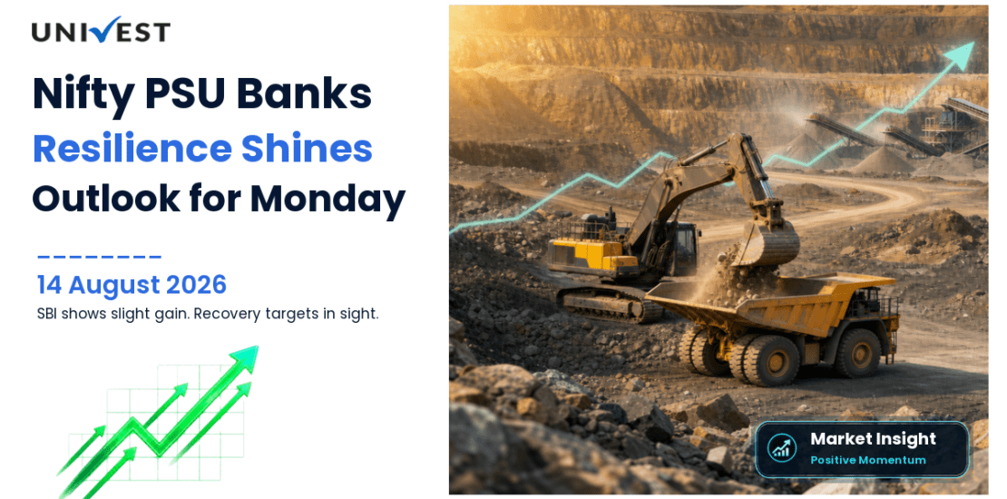 Nifty PSU Bank Prediction for Monday, 17 August 2026: SBI Barely Positive at +0.09% Proves PSU Banking Resilience — Day 5 Recovery Targets Rs 1,098-1,108 Friday