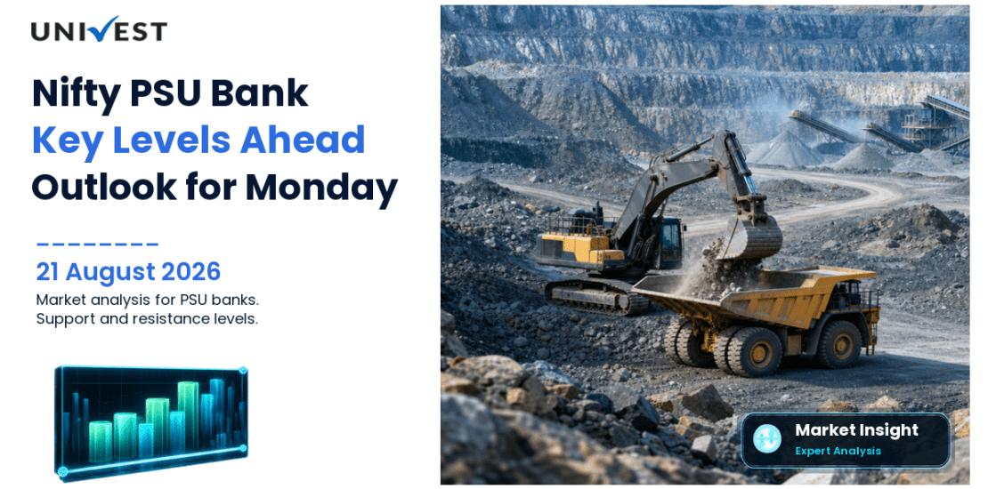 Nifty PSU Bank Prediction for Monday: Key Levels and Outlook for Monday 24 August 2026