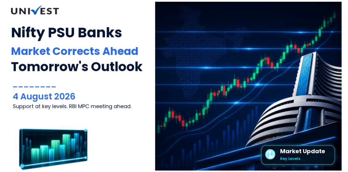 Nifty PSU Bank Prediction for Tomorrow, Wednesday 5 August 2026: Index at 7,271 Corrects After Monday's 2.52% Surge as Crude Recovers