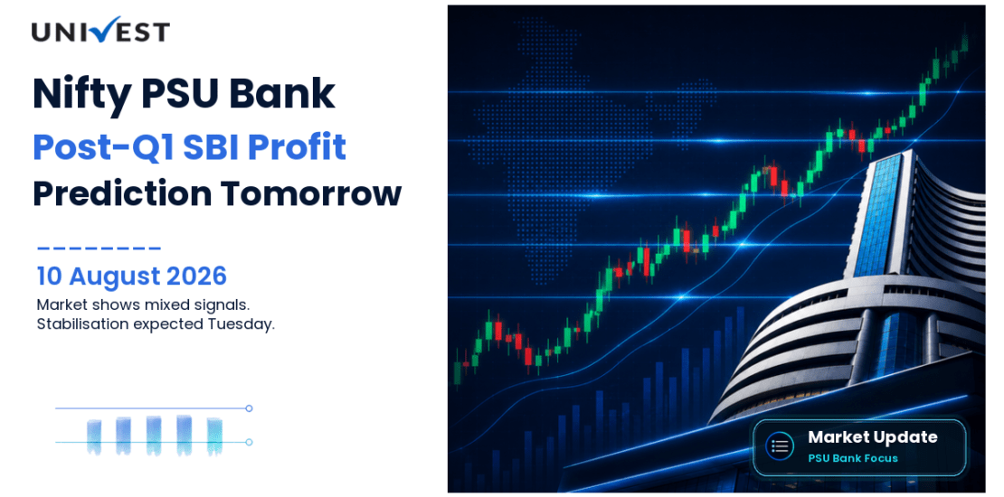 Nifty PSU Bank Prediction for Tomorrow, 11 August 2026: Post-Q1 SBI Profit Booking Drags Index 1.67 Percent on Day 1 With Stabilisation Expected Tuesday