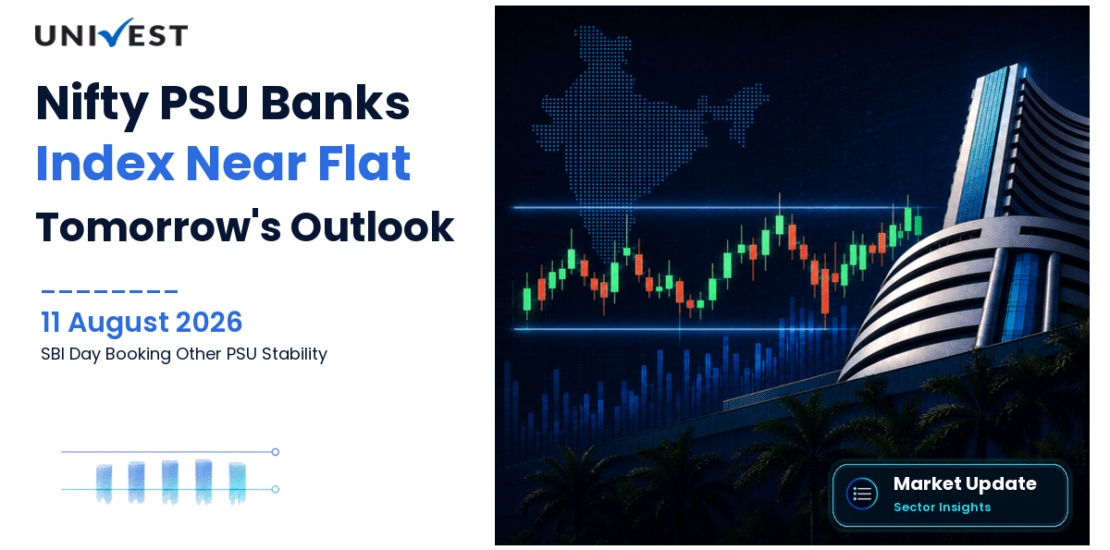 Nifty PSU Bank Prediction for Tomorrow, 12 August 2026: Index Near Flat at Plus 0.01 Percent as SBI Day 3 Booking Meets Other PSU Bank Stability