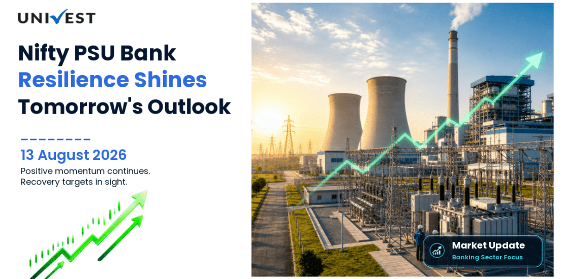 Nifty PSU Bank Prediction for Tomorrow, 14 August 2026: SBI Barely Positive at +0.09% Proves PSU Banking Resilience — Day 5 Recovery Targets Rs 1,098-1,108 Friday