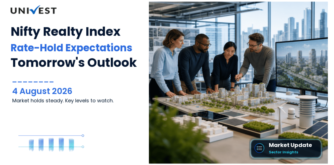 Nifty Realty Prediction for Tomorrow, Wednesday 5 August 2026: Index at 1,050 Holds Steady as Rate-Hold Expectations Support Construction Sector