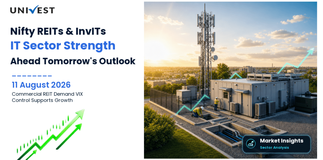 Nifty REITs and InvITs Prediction for Tomorrow, 12 August 2026: IT Sector Strength and VIX Control Support Commercial REIT Demand Despite Broad Market Decline