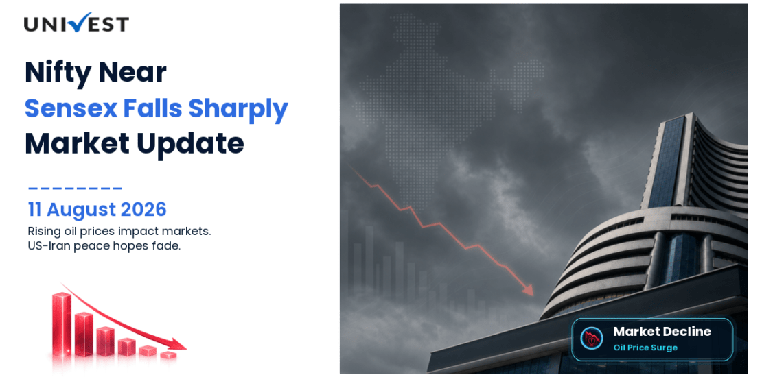 Nifty Today Near 24,450 as Sensex Falls 400 Points: Rising Oil Prices at $88.09 and Fading US-Iran Peace Hopes Drive Market Decline on 11 August 2026