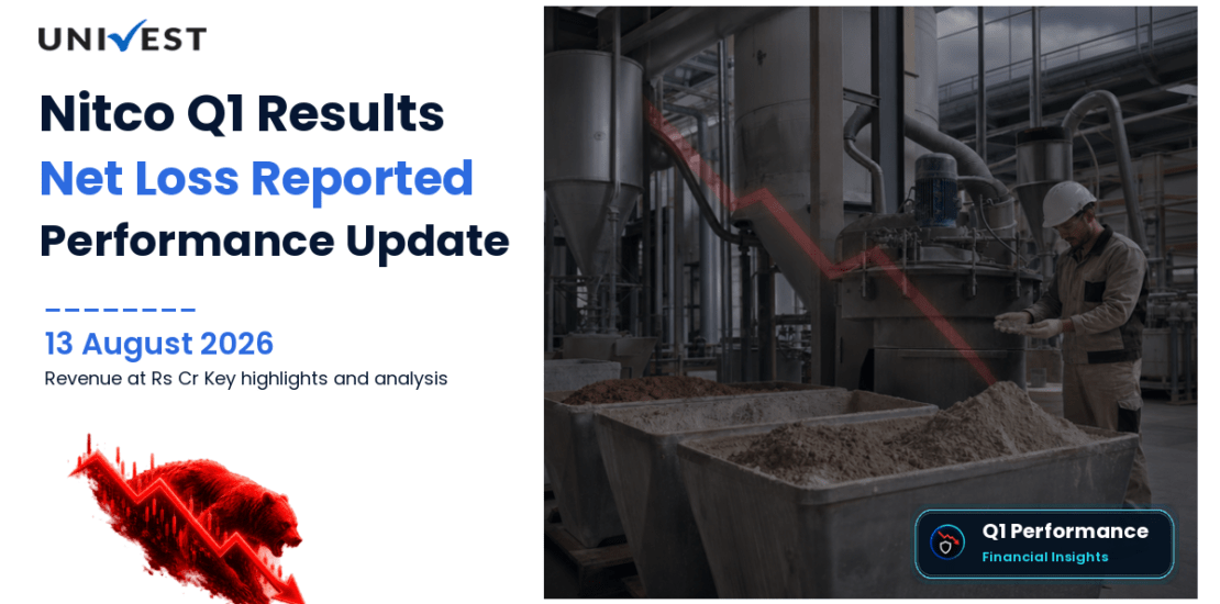 Nitco Q1 FY27 Results: Revenue Rs 116 Cr, Net Loss Rs 10 Cr and Key Highlights