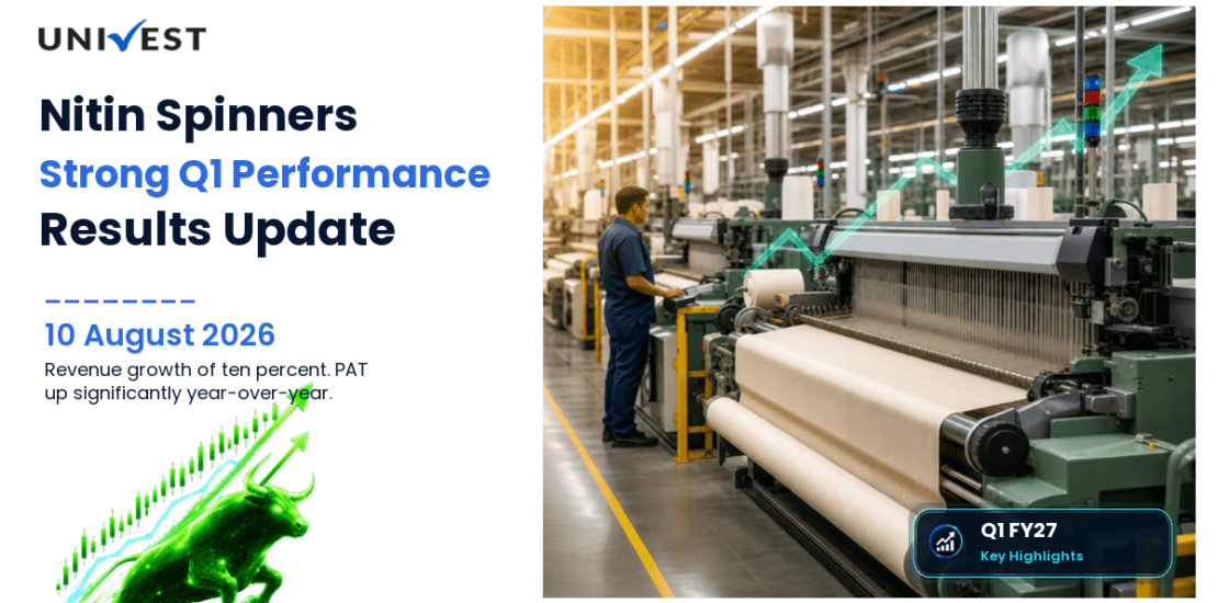 Nitin Spinners Q1 FY27 Results: Revenue Rs 875 Cr, PAT Rs 75 Cr and Key Highlights