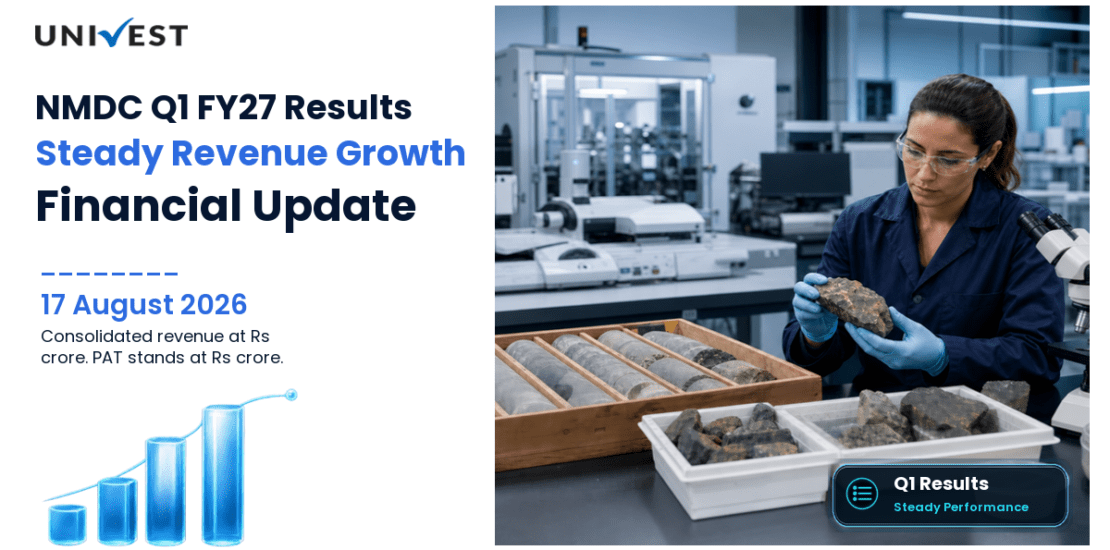 NMDC Q1 FY27 Results: Revenue Rs 6795 Cr, PAT Rs 2006 Cr