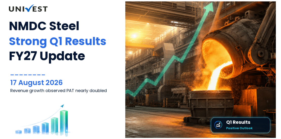 NMDC Steel Q1 FY27 Results: Revenue Rs 3662 Cr, PAT Rs 51 Cr