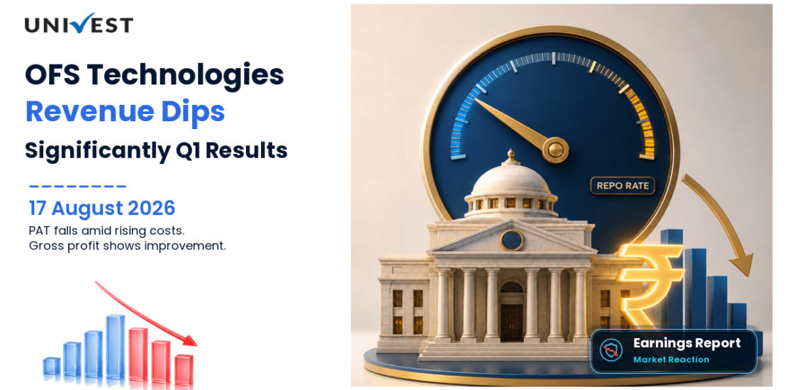OFS Technologies Q1 FY27 Results: Revenue Dips 10% to Rs 72 Lakh, PAT Falls to Rs 34 Lakh