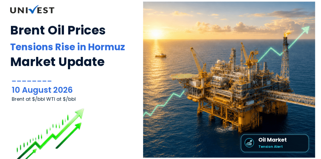 Oil Price Today 10 Aug 2026: Brent at $84.46 on Hormuz Tensions
