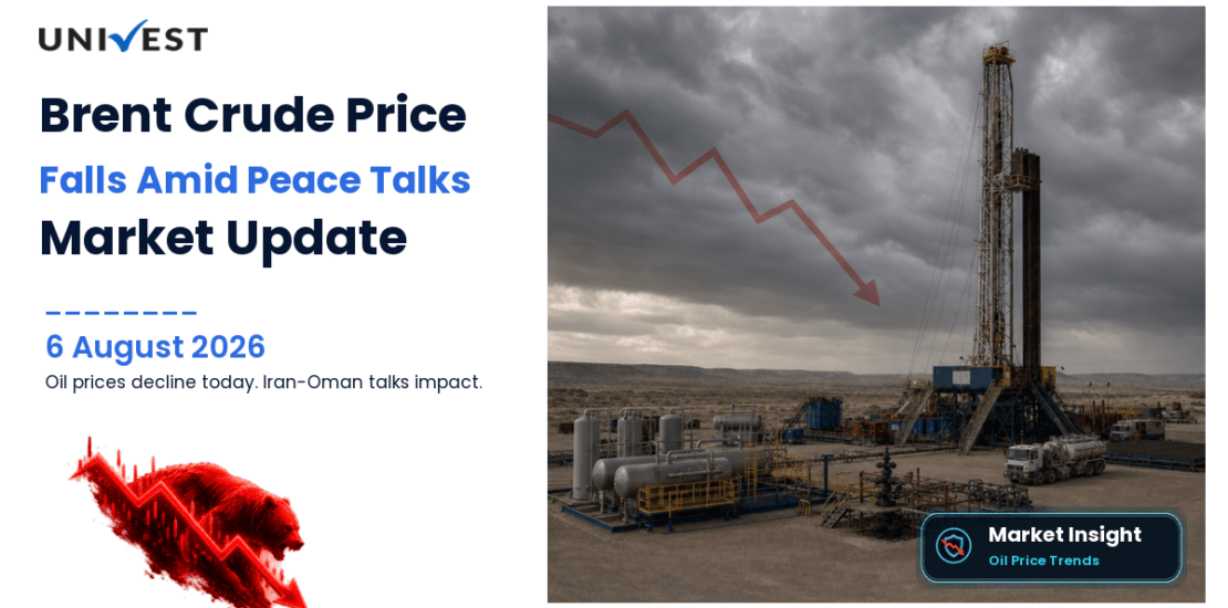Oil Price Today on 6 August 2026: Brent Falls to 79.08 Dollars as Iran-Oman Peace Talks Fuel Supply Hopes