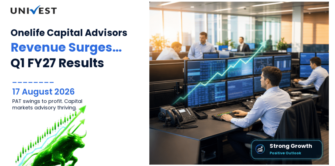 Onelife Capital Advisors Q1 FY27 Results: Revenue Surges 750% to Rs 7 Crore, PAT Swings to Rs 3 Crore