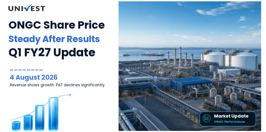 ONGC Share Price Holds Steady After Q1 FY27 Results on 4 August 2026