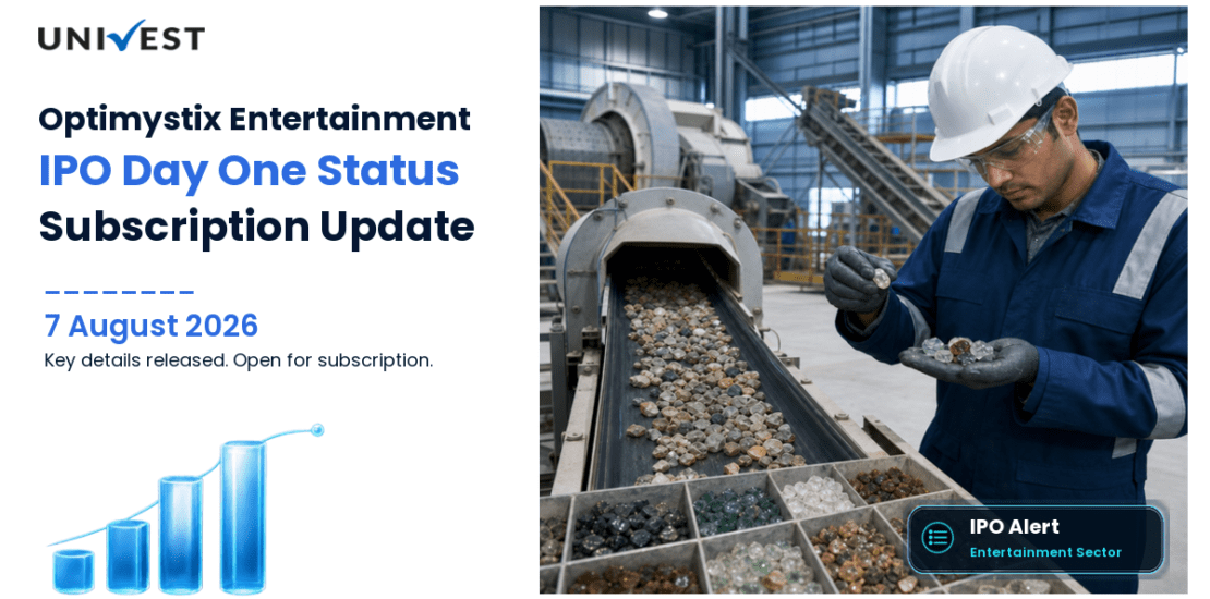 Optimystix Entertainment India IPO Day 1: Subscription Status on 7 August 2026 and Key Details