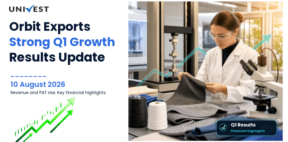 Orbit Exports Q1 FY27 Results: Revenue Rs 77 Cr, PAT Rs 24 Cr and Key Highlights