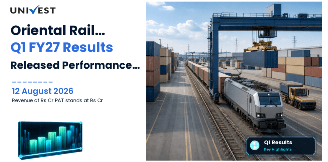 Oriental Rail Infrastructure Q1 FY27 Results: Revenue Rs 137 Cr, PAT Rs 10 Cr and Key Highlights