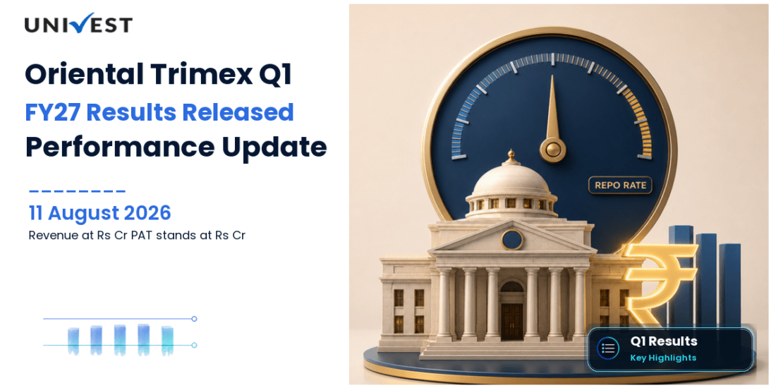Oriental Trimex Q1 FY27 Results: Revenue Rs 7 Cr, PAT Rs 0.82 Cr and Key Highlights