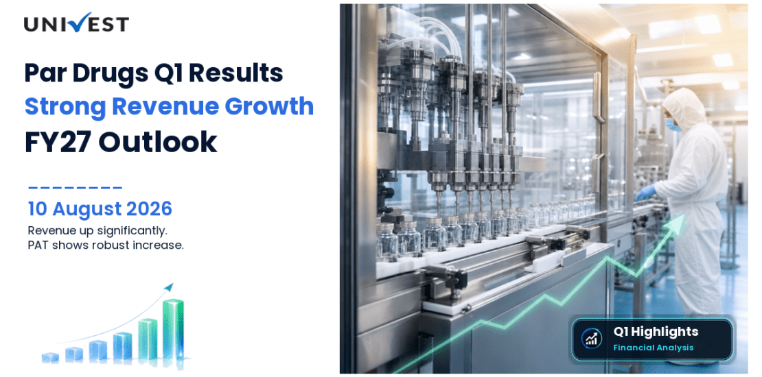 Par Drugs Q1 FY27 Results: Revenue Rs 31 Cr, PAT Rs 4.00 Cr and Key Highlights