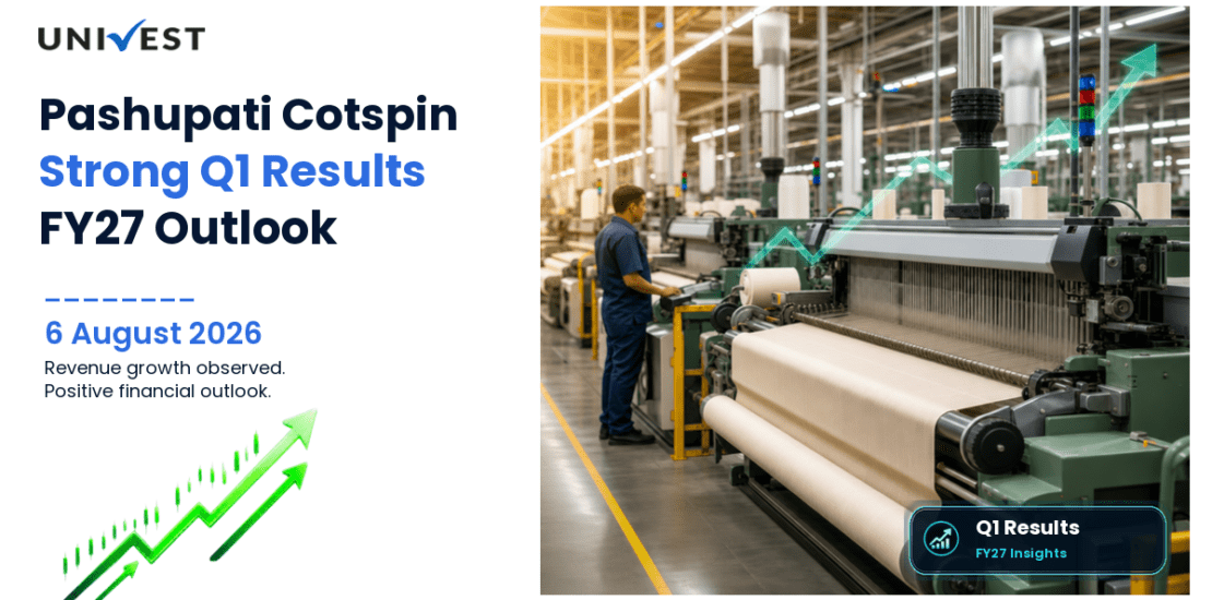 Pashupati Cotspin Q1 Results FY27: PAT at Rs 7 Cr for June 2026 Quarter