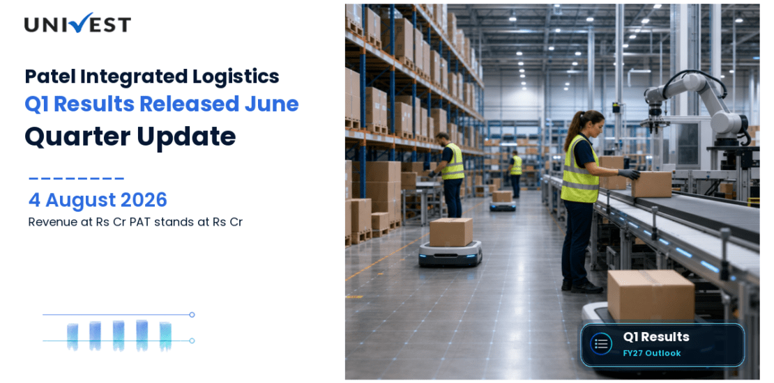 Patel Integrated Logistics Q1 Results FY27: PAT at Rs 2 Cr for June 2026 Quarter