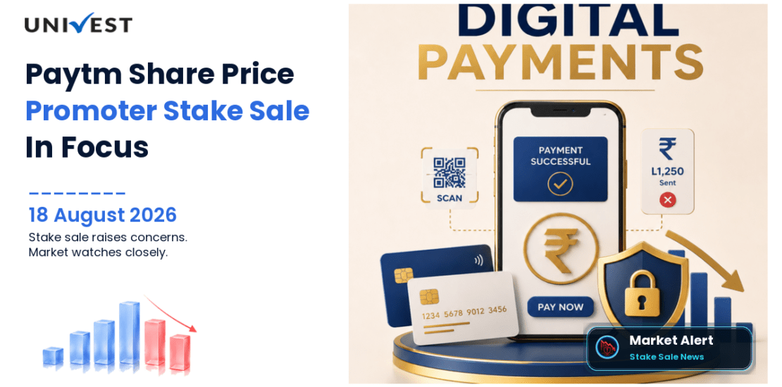 Paytm Share Price in Focus on 18 August 2026 as Promoter Entity Plans to Sell 4.98% Stake at Rs 1,535.10 Floor Price