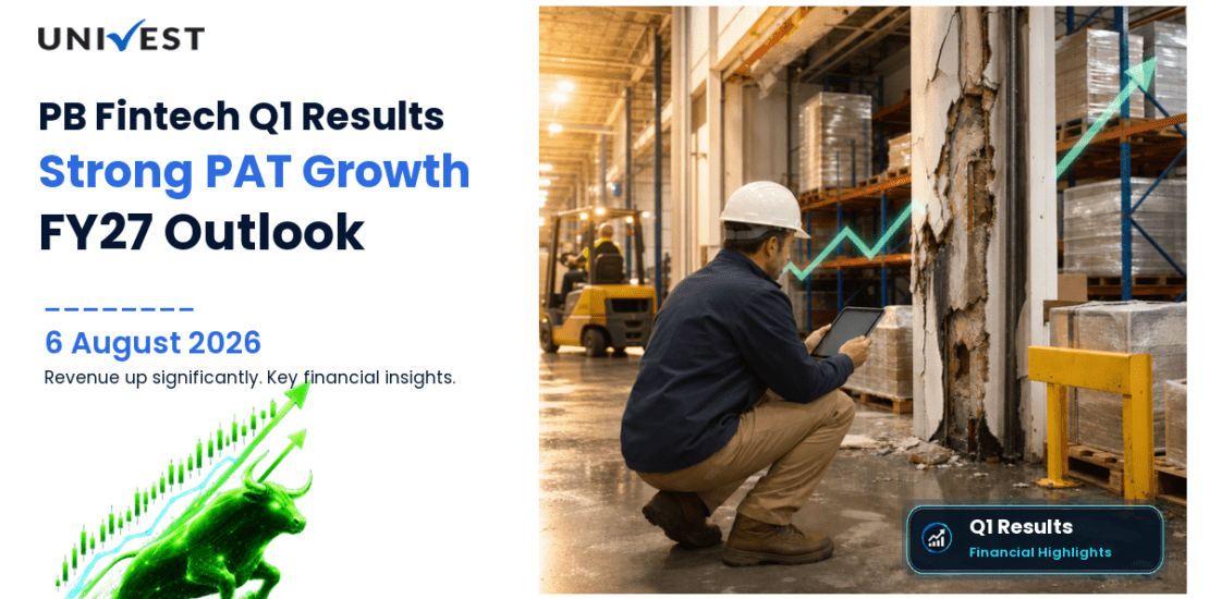 PB Fintech Q1 Results FY27: PAT at Rs 165 Cr for June 2026 Quarter