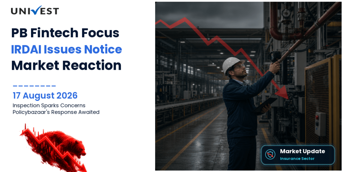 PB Fintech Share Price in Focus as IRDAI Issues Show-Cause Notice Following Inspection of Policybazaar Insurance Brokers on 17 August 2026